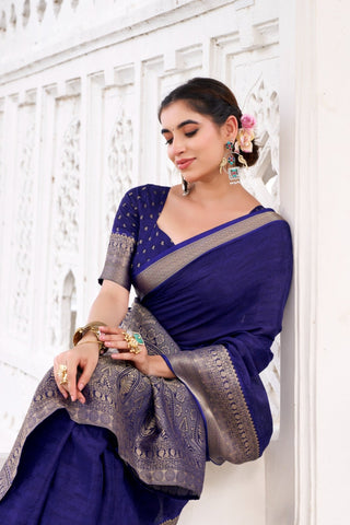 Chinon Saree With Zari Weaving Explore Acriine Ethnic Collection