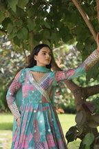 Elegant beauty perfect designer readymade gown with dupatta collections