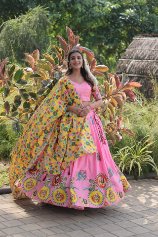 The Elegance Printed Designer Lehenga Choli