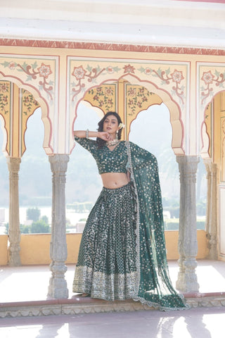 Stylish Designer Viscose Jacquard Lehenga Choli