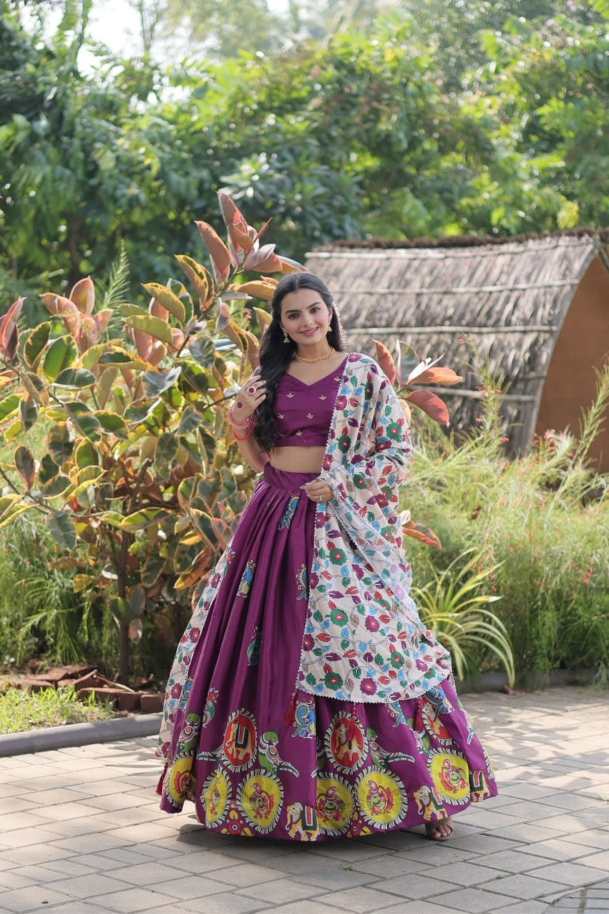 The Elegance Printed Designer Lehenga Choli