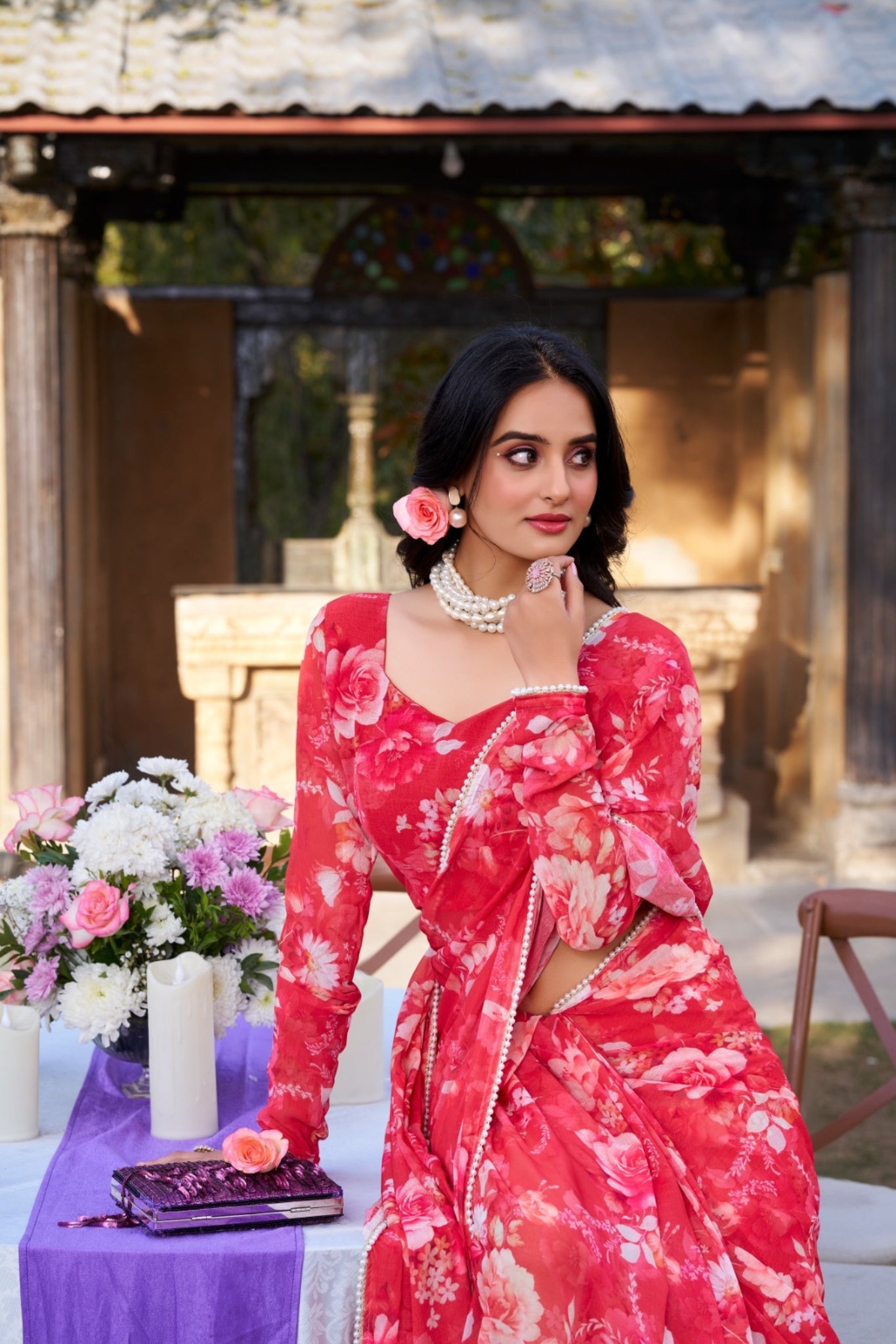 Pearl Elegance Saree Ethnic Wear Collection By Acriine