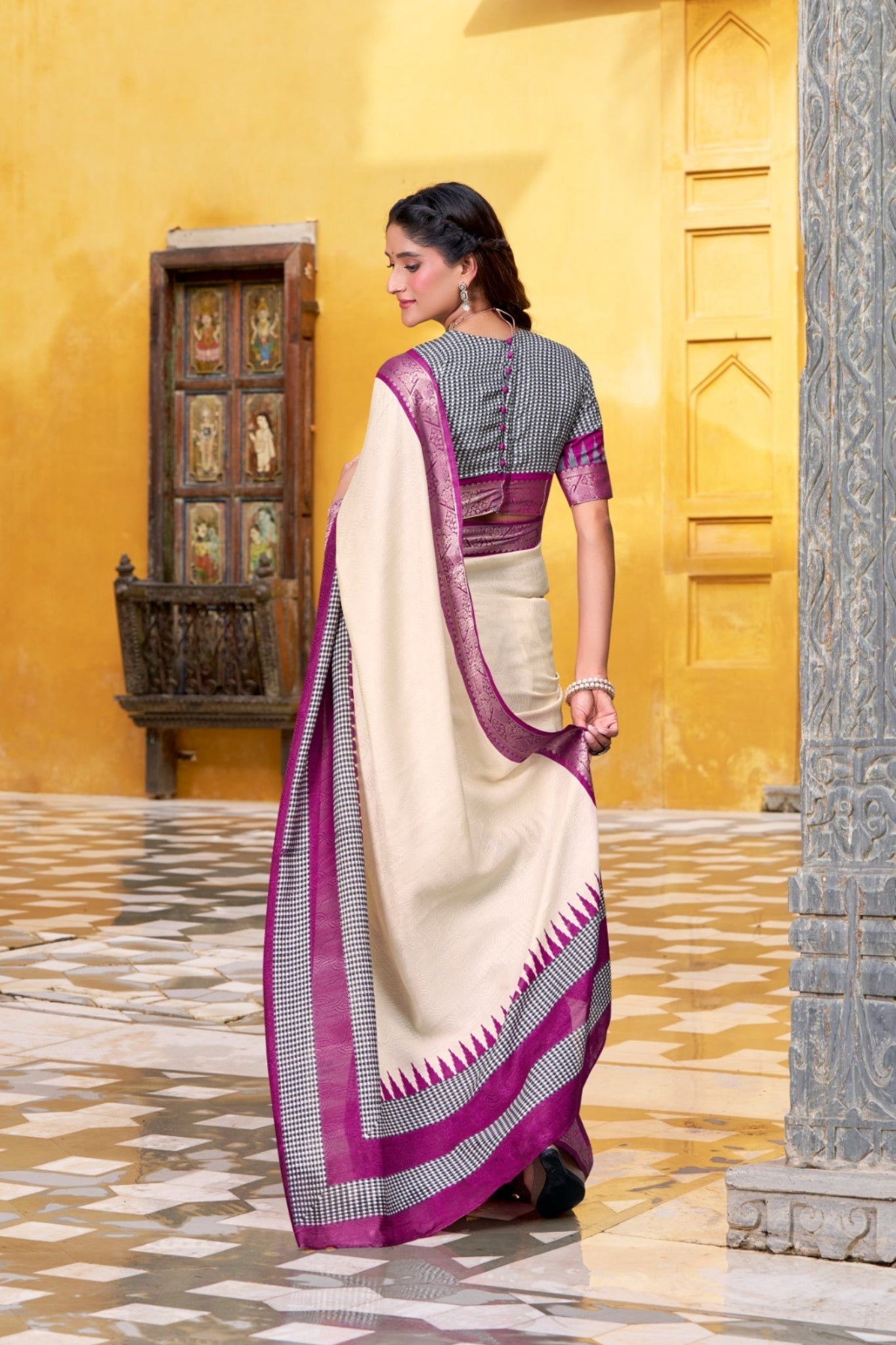 Royal Zari Cotton Saree Explore Acriine Ethnic Collection