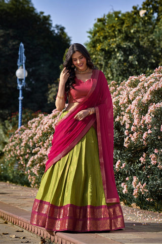 Kanchipuram Silk Lehenga Choli