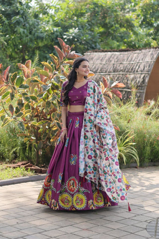 The Elegance Printed Designer Lehenga Choli