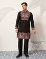 Festive Wear Premium Black Kurta Pant Set for Mens