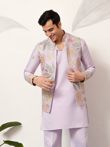 Mens Wear Designer Luxury Koti Kurta Set for Carnival Season