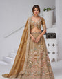 Mehendi Green Divine Grandeur Royal Raw Silk Bridal Lehenga Set