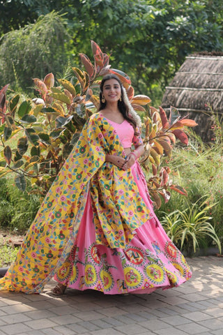 The Elegance Printed Designer Lehenga Choli