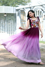 Sequins And Embroidery A Perfect Combination For Stunning Artwork Gown