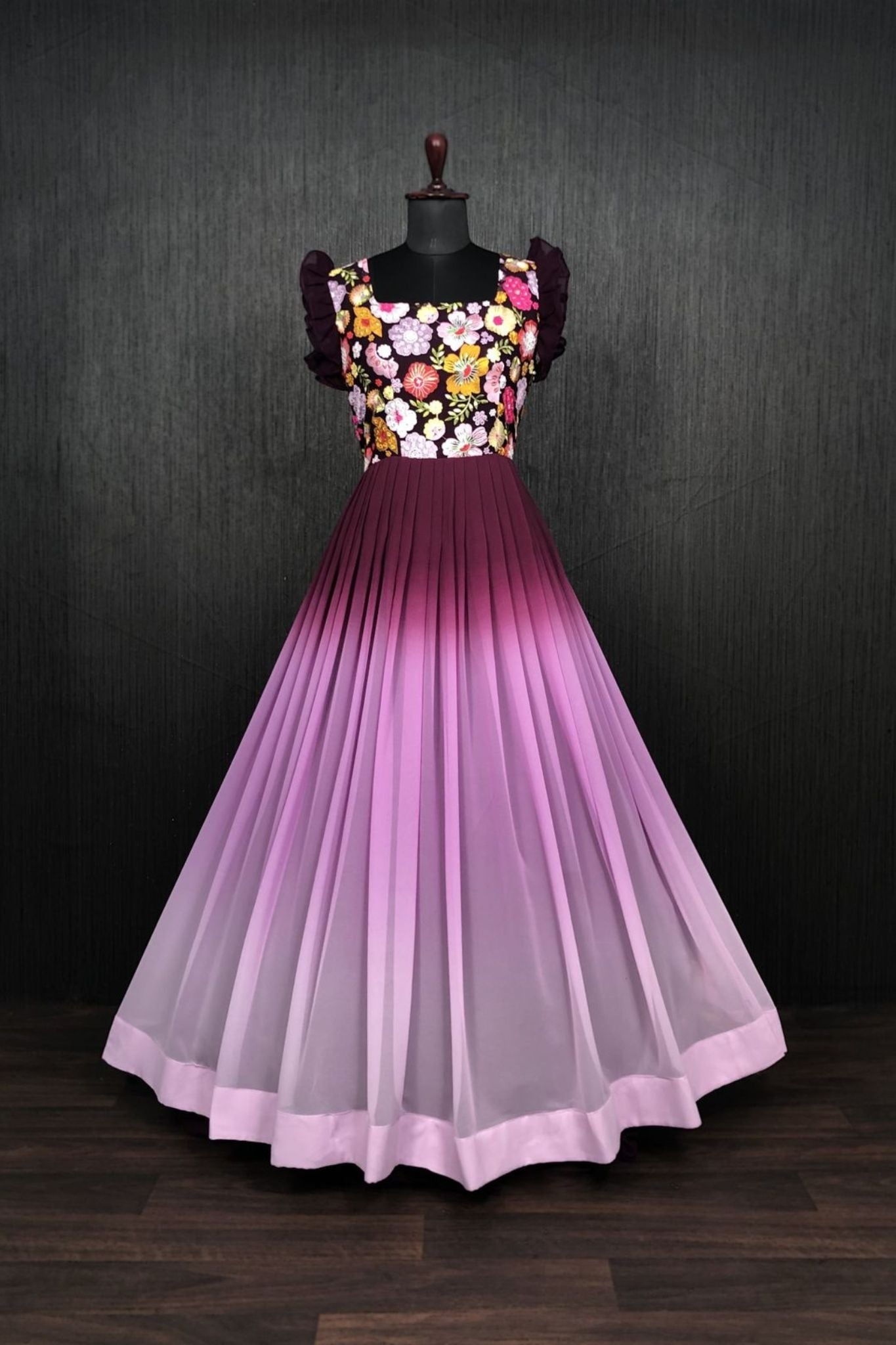 Sequins And Embroidery A Perfect Combination For Stunning Artwork Gown