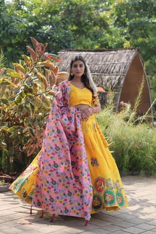 The Elegance Printed Designer Lehenga Choli