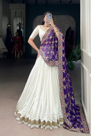 Pure Rayon Festive Designer Navratri Lehenga Choli