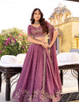 Celestial Lavender Hand Embellished Luxury Bridesmaid Lehenga