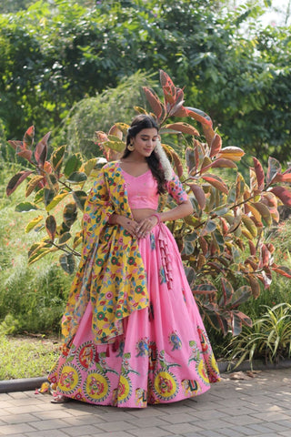 The Elegance Printed Designer Lehenga Choli