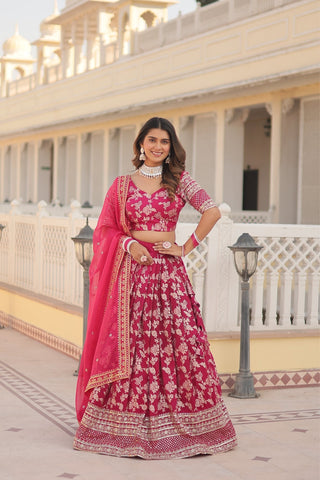 Elevate Your Style with a Designer Jacquard Lehenga Choli