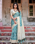 Pure Banarasi Silk Saree Weaved With Golden Zari Comes With Tassels