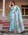 Pure Gaji Silk Saree Weaved With  Zari Comes With Tassels