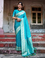 Pure Gaji Silk Saree Weaved With  Zari Comes With Tassels