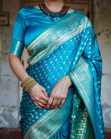 Pure Gaji Silk Saree Weaved With  Zari Comes With Tassels