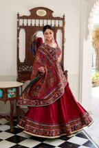 Gamthi Print Embossed Designer Beautiful Lehenga Choli