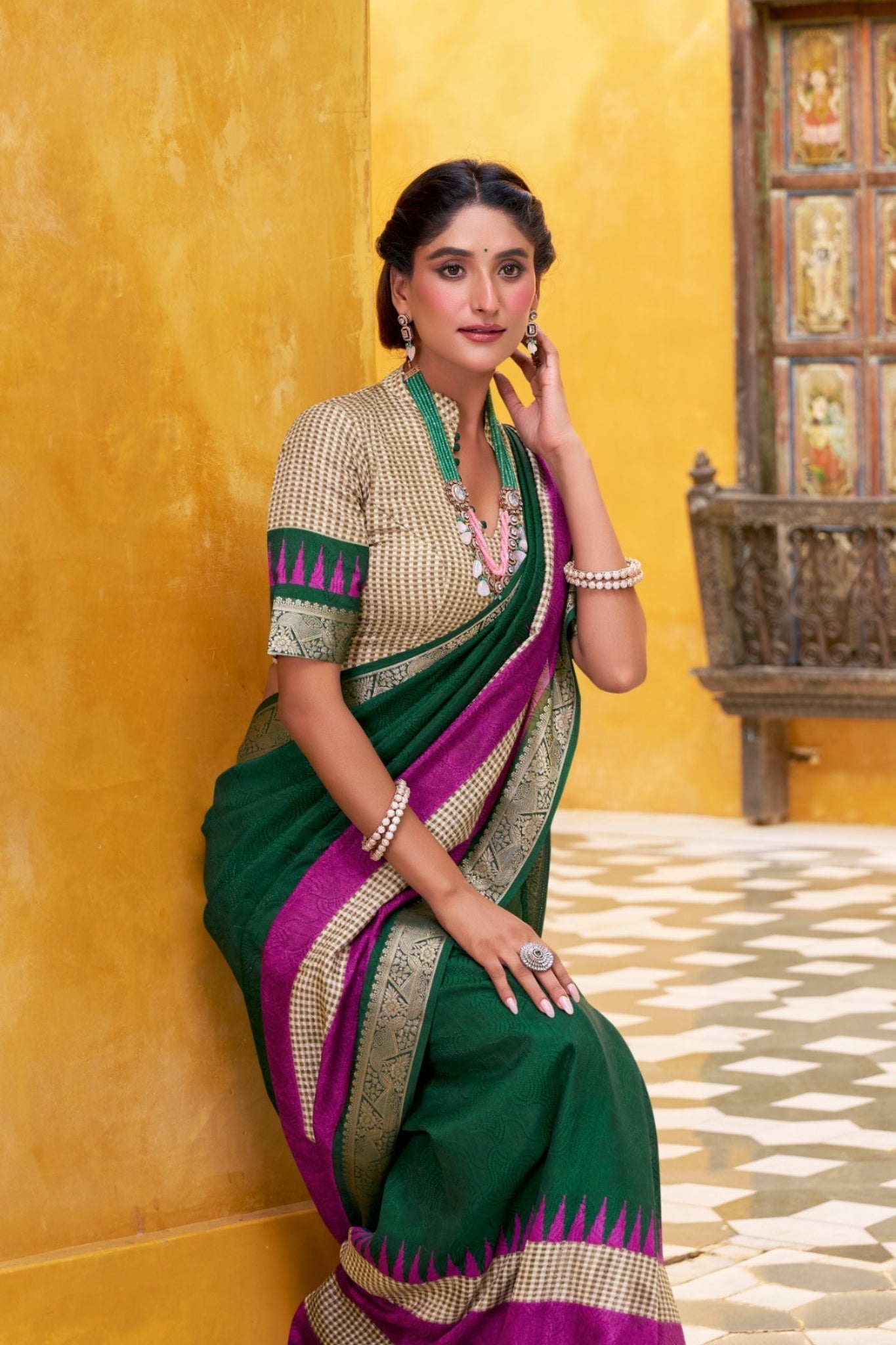 Royal Zari Cotton Saree Explore Acriine Ethnic Collection