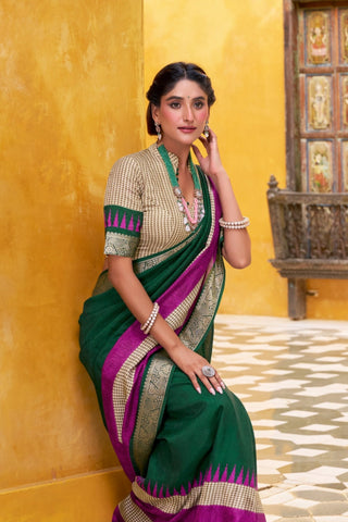 Royal Zari Cotton Saree Explore Acriine Ethnic Collection