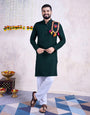 Traditional Men's Kurta for Garba Nights - GAREEN