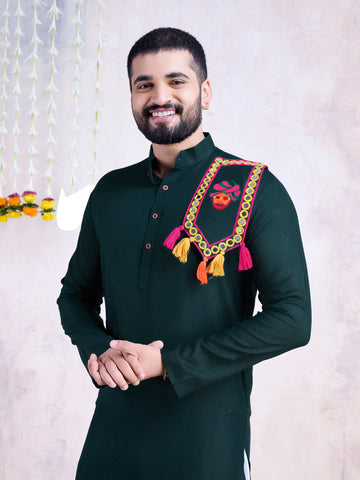 Traditional Men's Kurta for Garba Nights - GAREEN