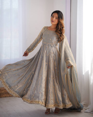 Stunning Fandy Silk with Coading & Sequence work Wedding Suit Set