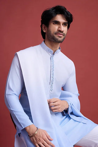 Designer Men’s Kurta (With Dupatta) Set with Real Mirror Work Collection