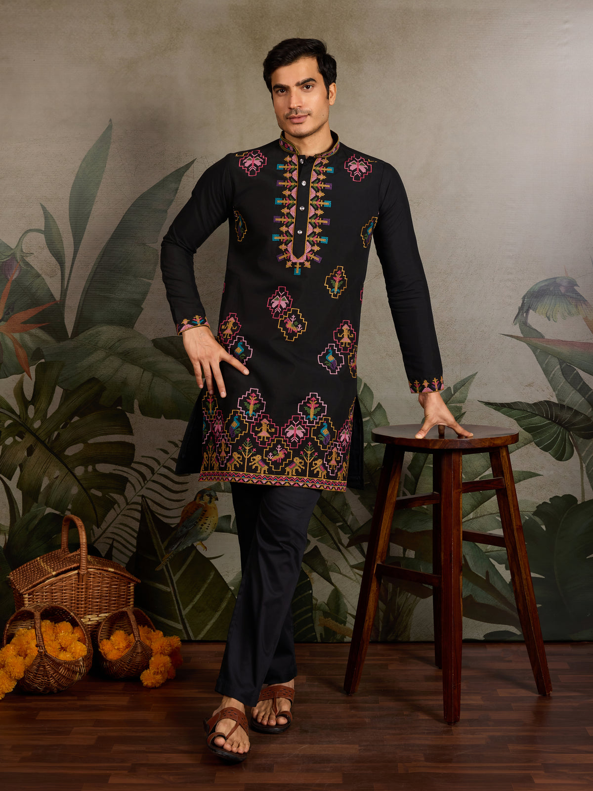 Luxurious Black Kurta for Wedding & Festive Days