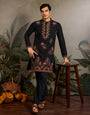 Luxurious Black Kurta for Wedding & Festive Days