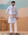 Sky Exclusive Wedding Wear Koti Kurta Pair with Mens Wear