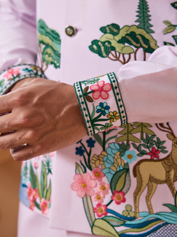 Vantara Design Luxury Lavender Mens Wear Koti Kurta