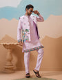 Vantara Design Luxury Lavender Mens Wear Koti Kurta