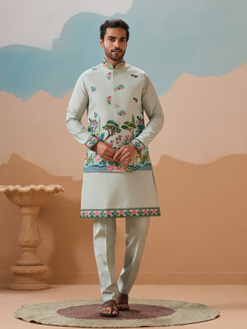 Trendy Royal Pista Ethnic Wear Koti Kurta Set for Men