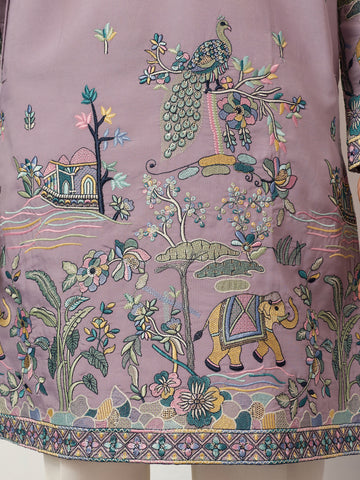 Traditional Purple Wedding Kurta for Mens Wear