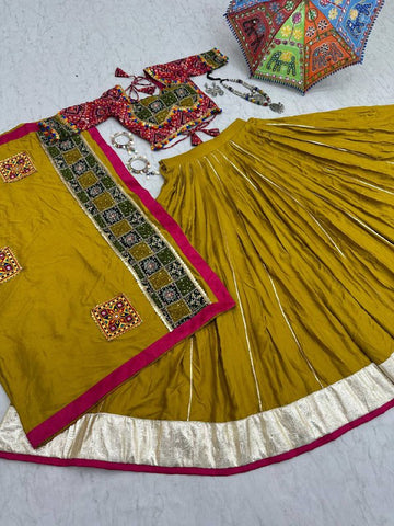 Navratri Special Pure Cotton with 6 Meter Big Flair Lehenga Choli Set