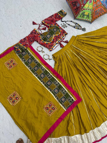 Navratri Special Pure Cotton with 6 Meter Big Flair Lehenga Choli Set