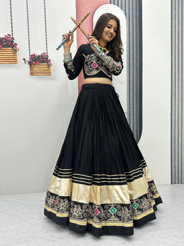 Festive Special Pure Cotton with 6 Meter Huge Flair Ready to Wear Lehenga Choli Set