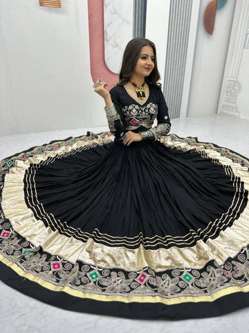 Festive Special Pure Cotton with 6 Meter Huge Flair Ready to Wear Lehenga Choli Set