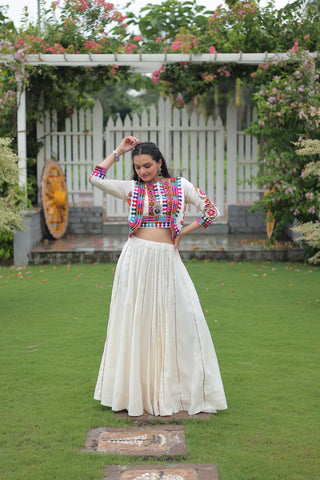 Festive Special Roman With Attractive Gota-Patti Lace Work with 6 Meter Big Flair Lehenga Choli Set
