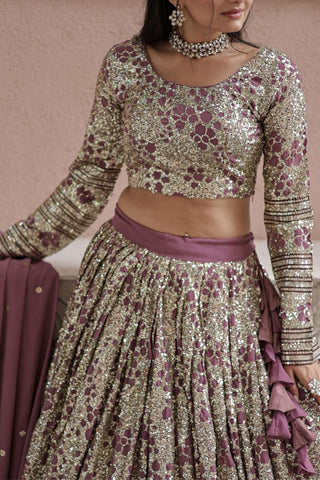 Embrace Tradition With A Party Wear Lehenga Choli With Dupatta