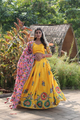 The Elegance Printed Designer Lehenga Choli