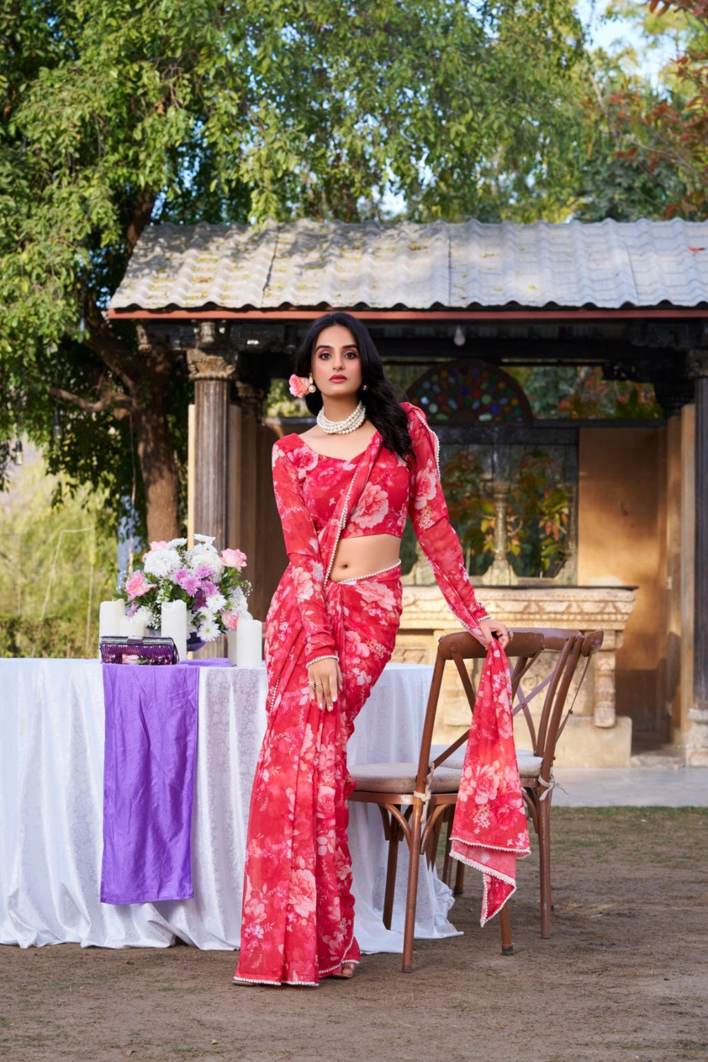 Pearl Elegance Saree Ethnic Wear Collection By Acriine