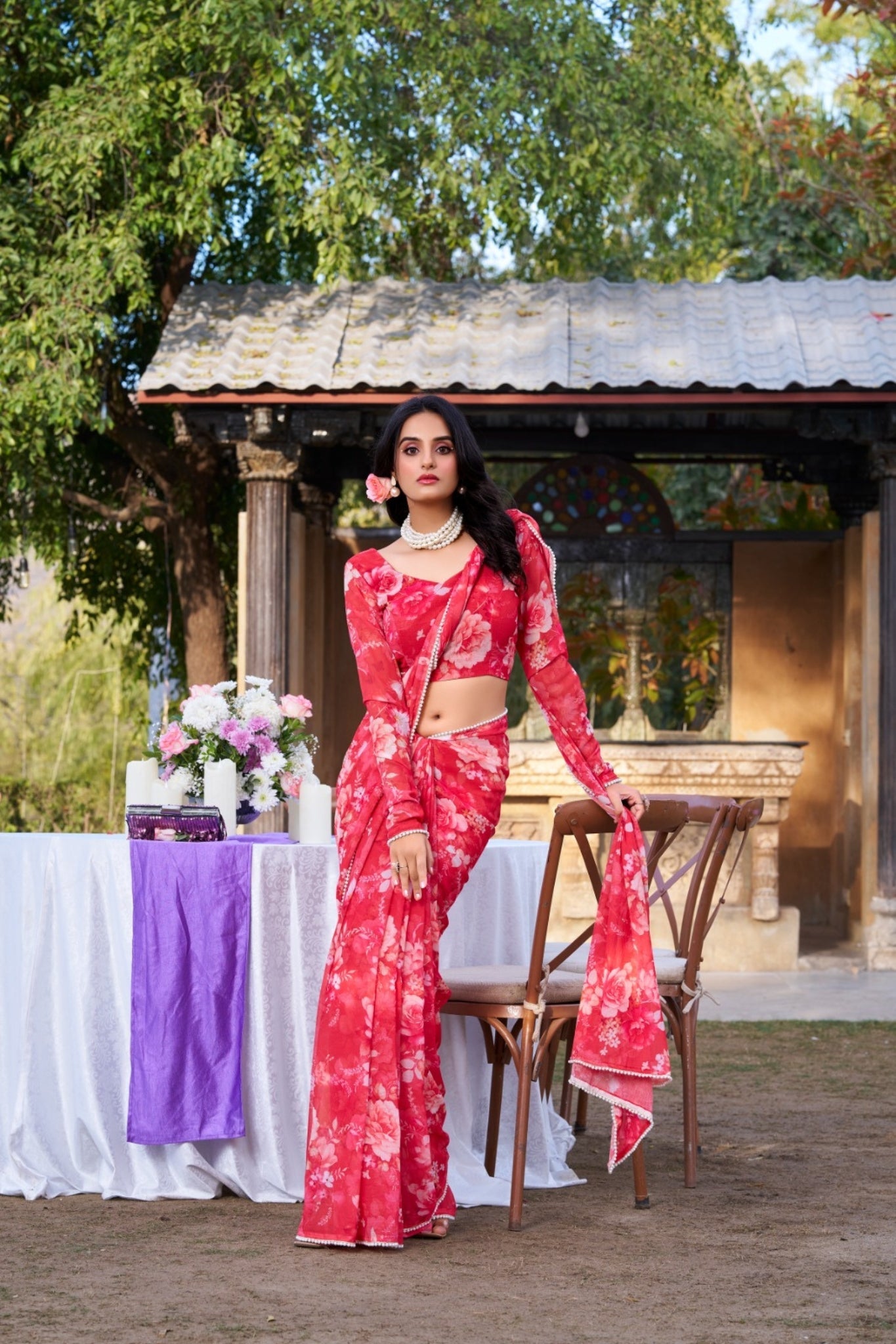 Pearl Elegance Saree Ethnic Wear Collection By Acriine