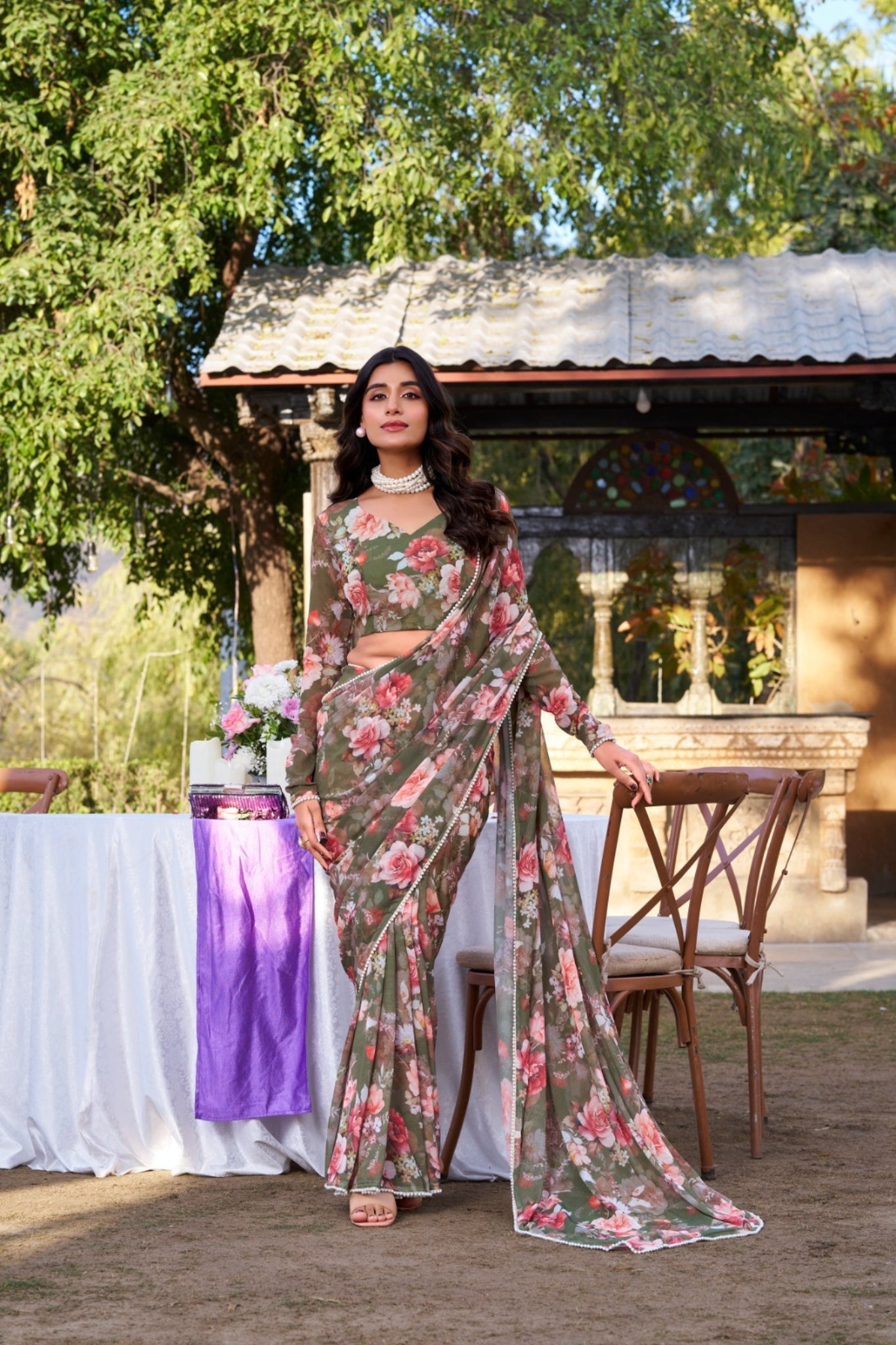 Pearl Elegance Saree Ethnic Wear Collection By Acriine