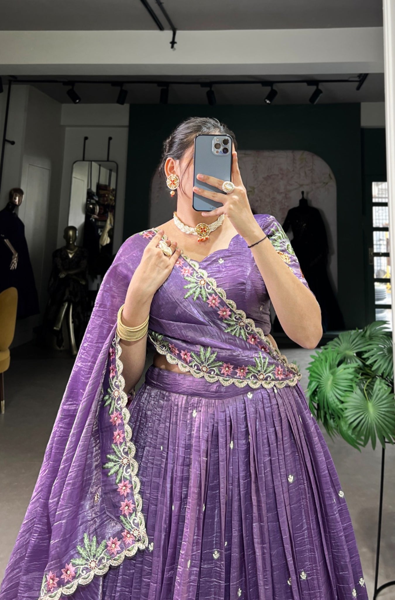 Traditional Indian Ensemble Beautiful Lehenga Choli