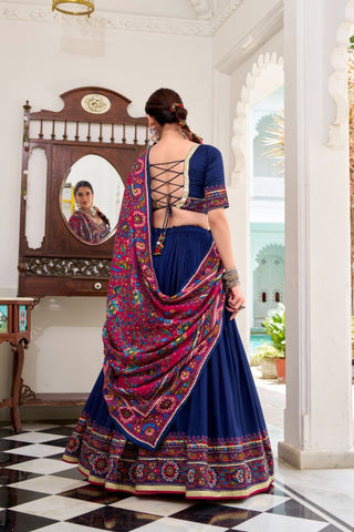 Gamthi Print Embossed Designer Beautiful Lehenga Choli